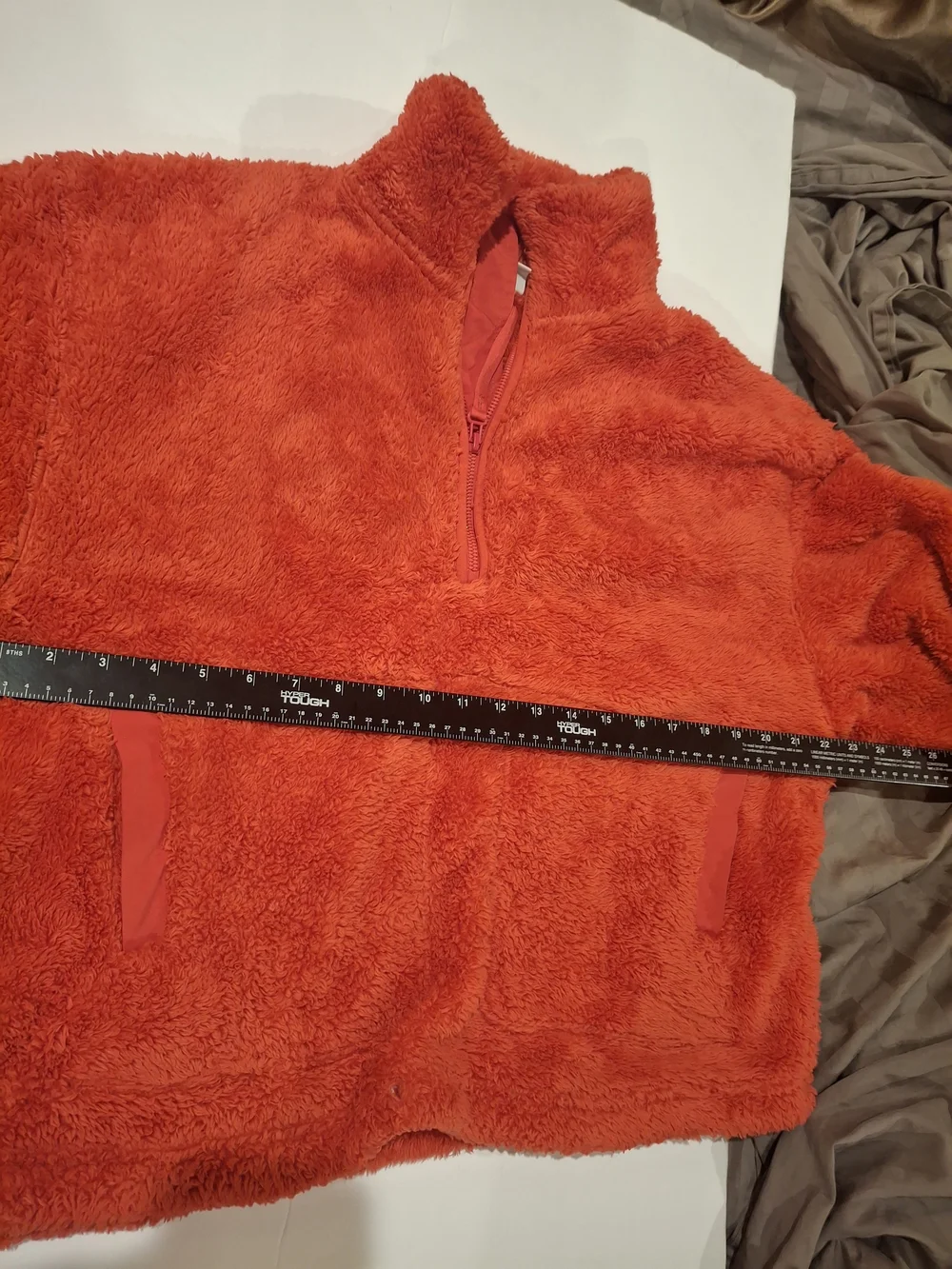 all in motion Coral Teddy Half-Zip Jacket